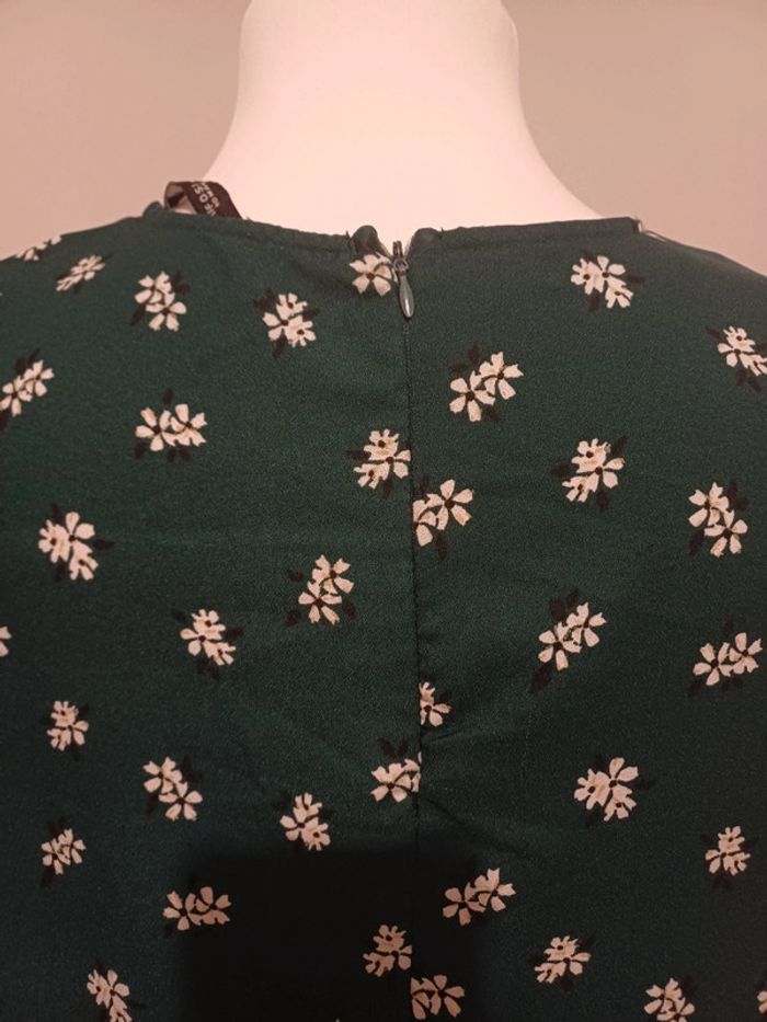 Robe verte foncée Fleurie Tiffosi taille L/XL 40/42 - photo numéro 10