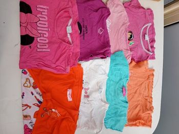 Lot tee-shirts manches courtes