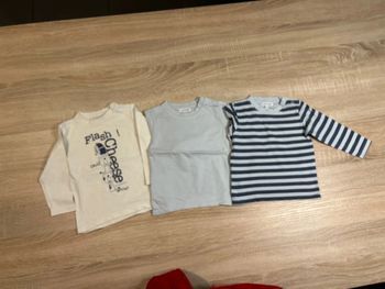 Lot de 3 T-Shirt manche longue 12 mois