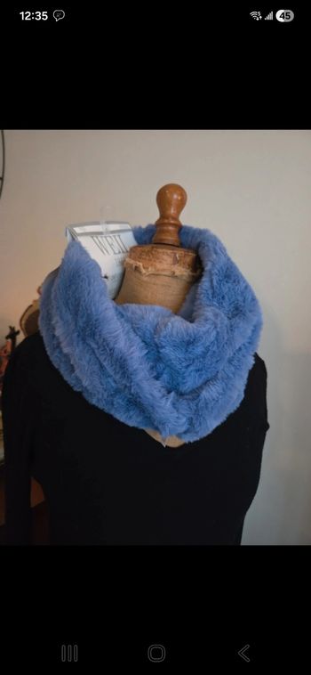 Magifique double tour de cou chaud