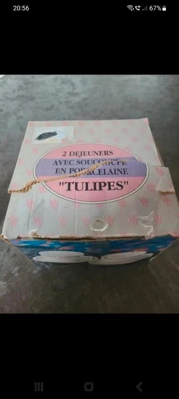 Tasses porcelaine 