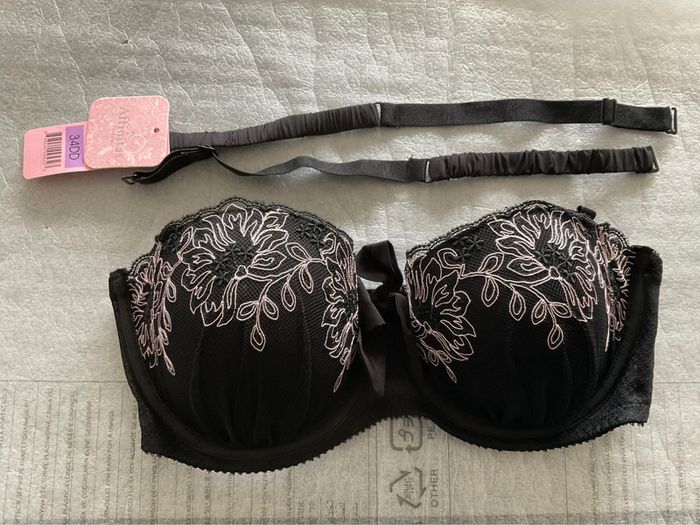 Soutien-gorge noir et rose Affinitas neuf - photo numéro 15