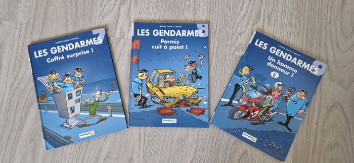 Lot de 3 BD "Les gendarmes"