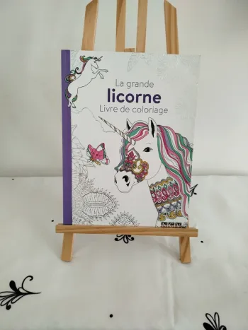 La grande Licorne livre de coloriages relaxants Relax Art