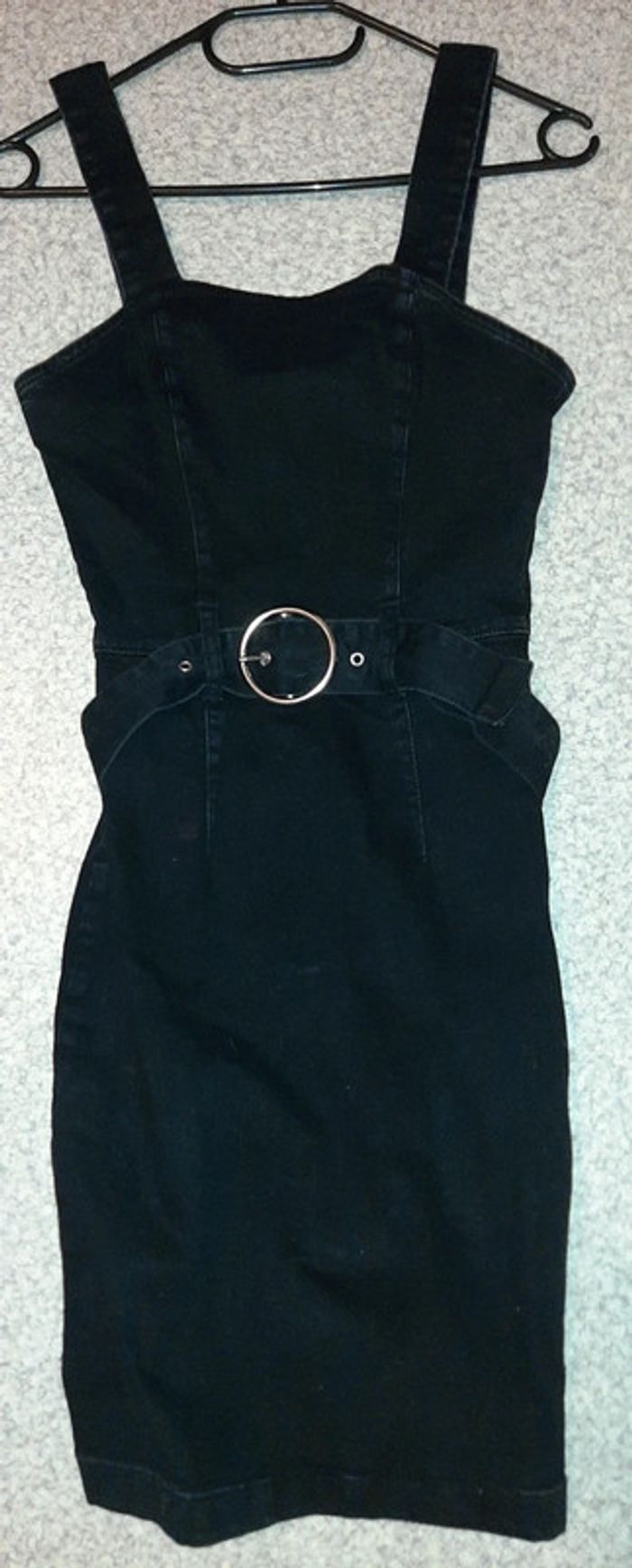 Robe en jean noir - photo numéro 4