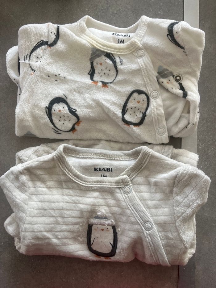 2 pyjama doux bébé 1 mois