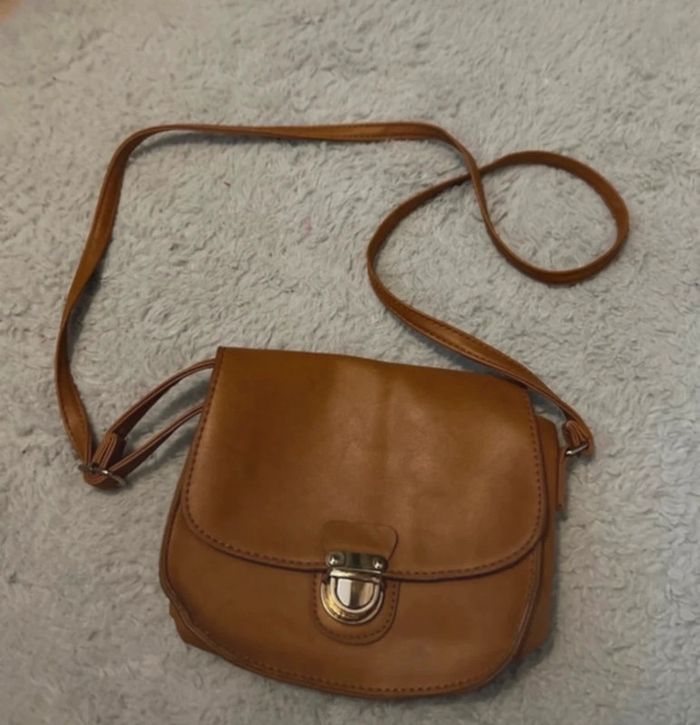 Petit sac bandoulière marron - photo numéro 4