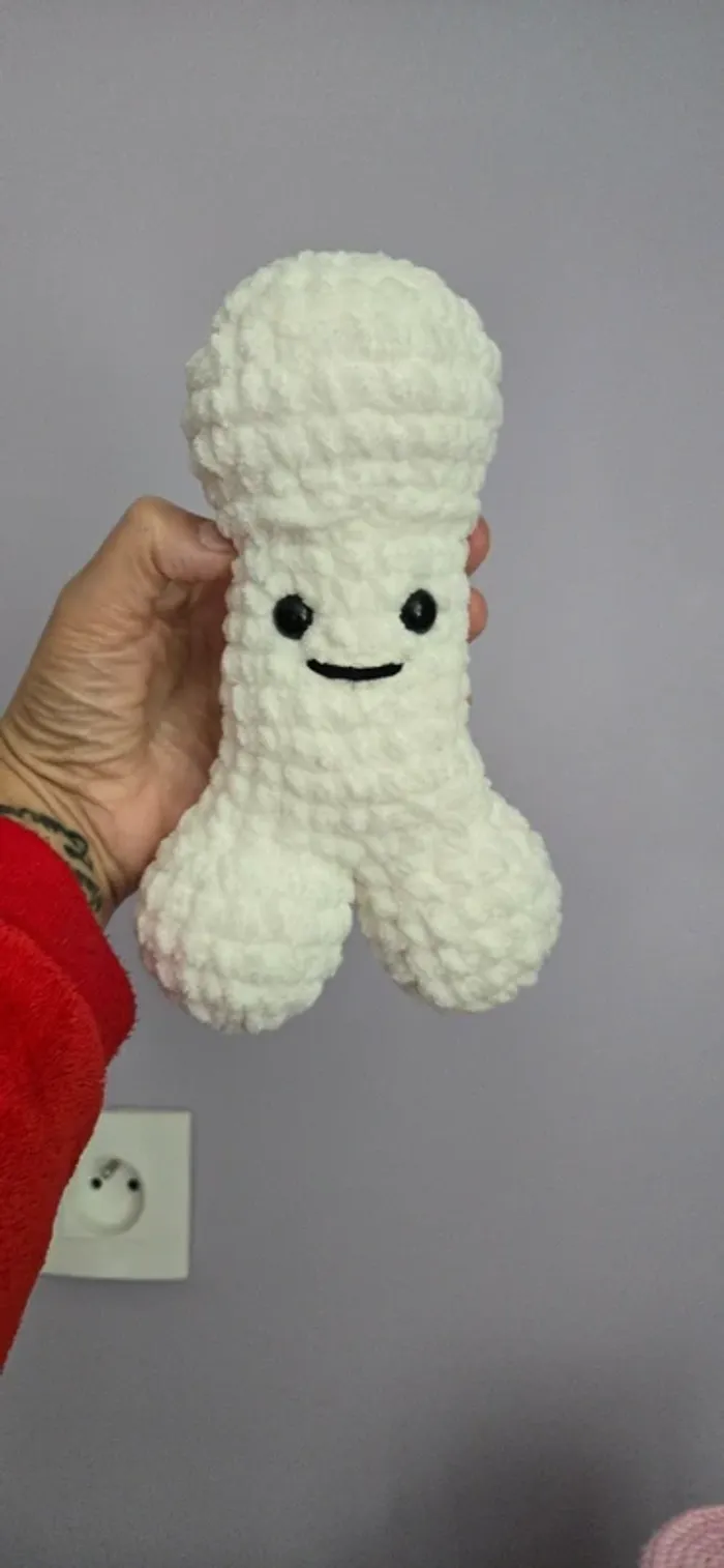 Peluche zizi géant blanc neuf - photo numéro 4