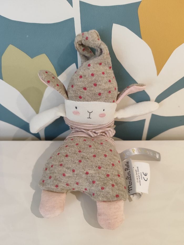 Doudou lapin moulin roty