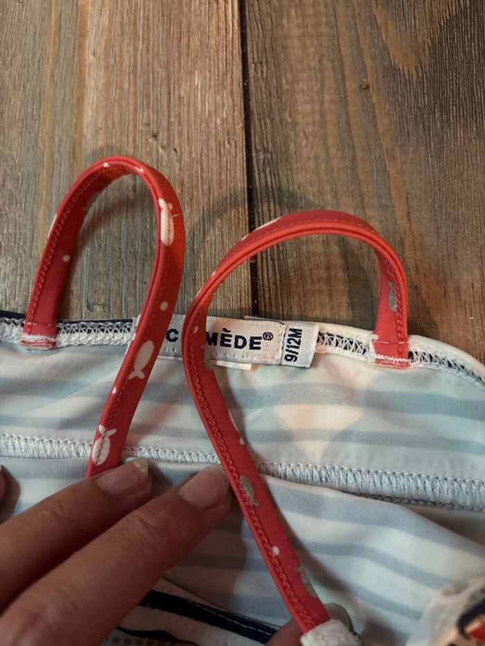 Maillot de bain fille avec couche intégrée 9/12mois Archimede - photo numéro 4
