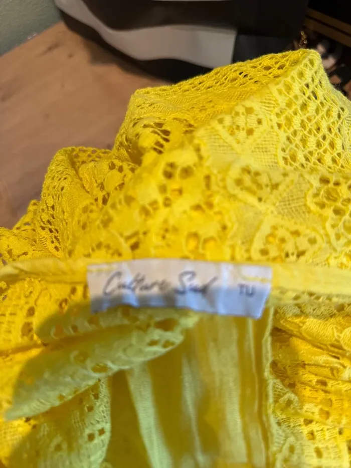 Magnifique robe en dentelle, doublée, femme 36, 38 - photo numéro 5
