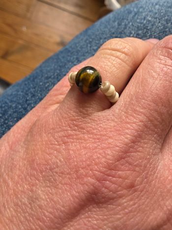 Bague avec œil de tigre