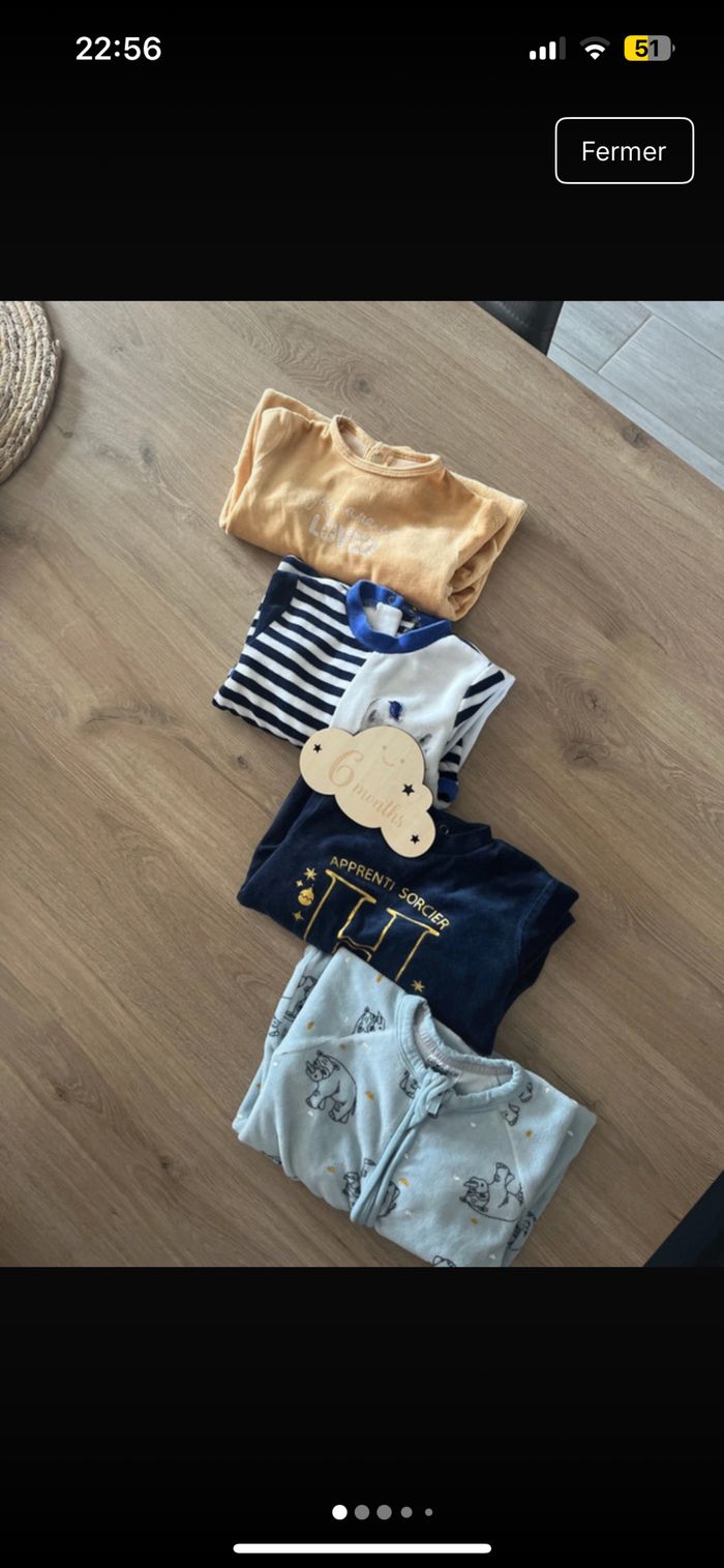 Lot 4 pyjamas