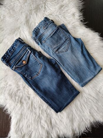 Lot de 2 jeans skinny Logg H&M 7-8 ans