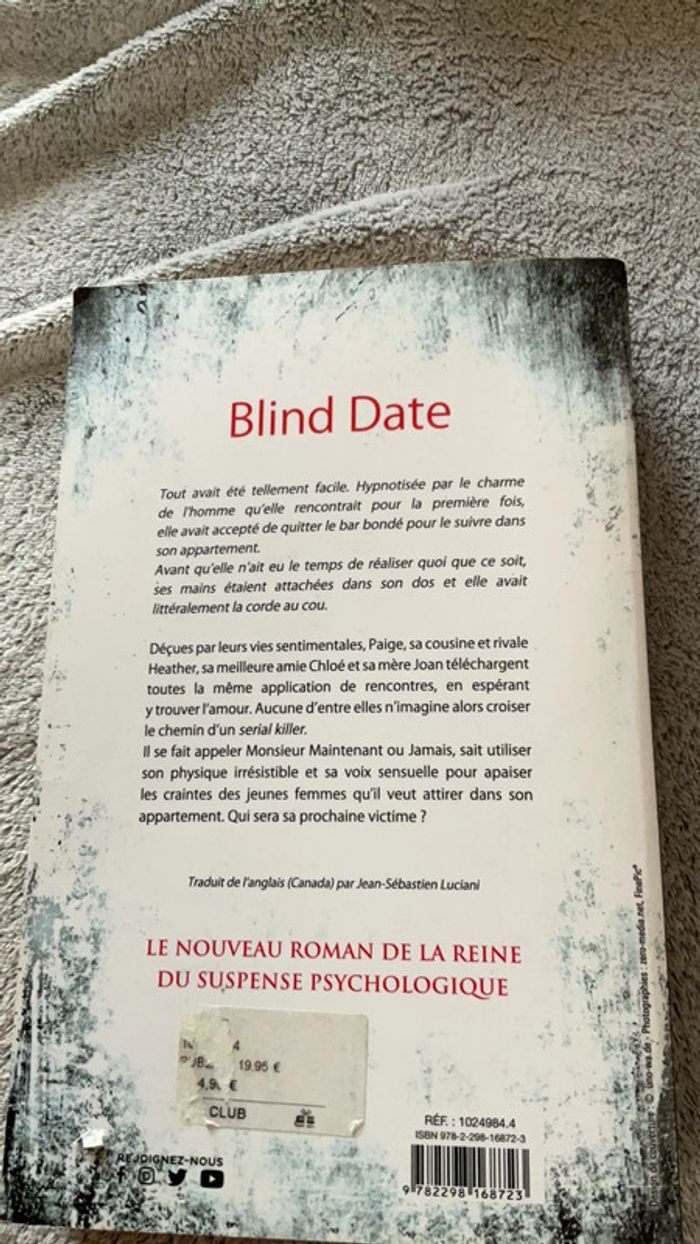 #blind Date Joy Fielding - photo numéro 3