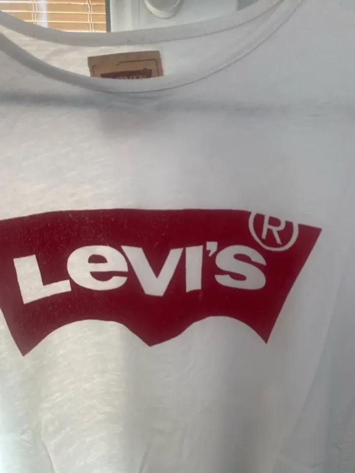 T-shirt Lévis blanc - photo numéro 2