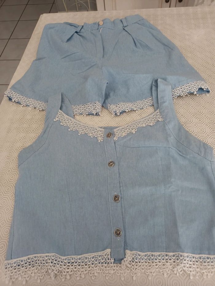 Ensemble short + bustier T 36/38 - photo numéro 5