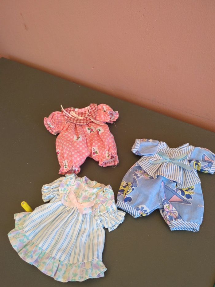Lot Tenues Vintage Poupées Poupons