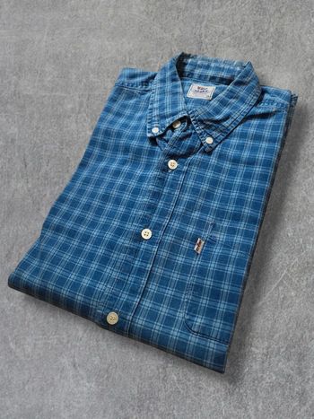 Chemise Levi's bleue à carreaux 100% coton - M