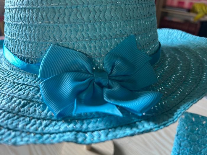 Ensemble chapeau et sac enfant motif noeud - photo numéro 2