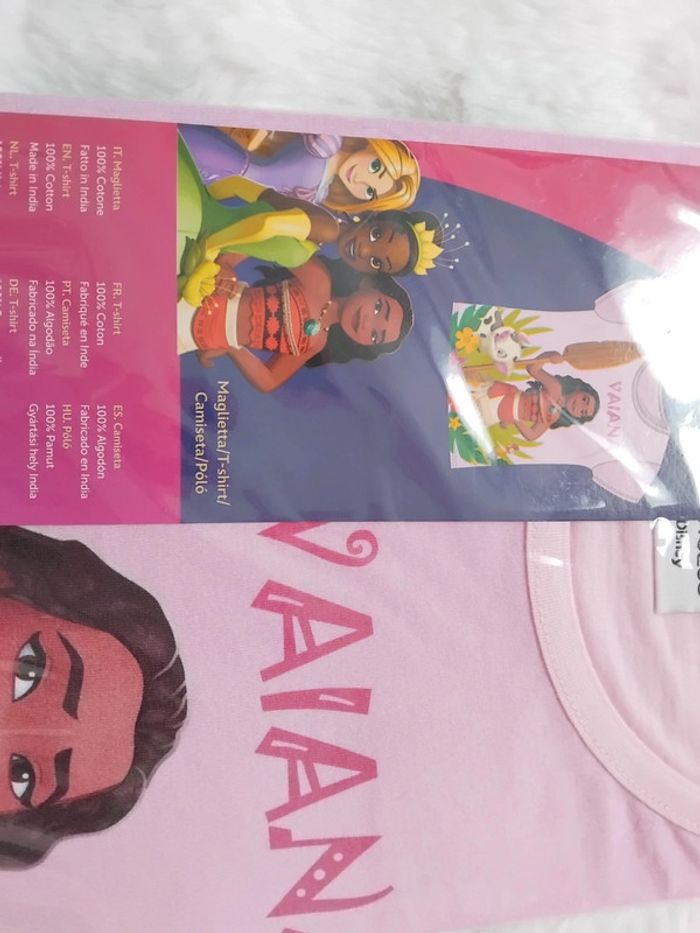 Tee-shirt rose Vaiana, 6 ans - photo numéro 4