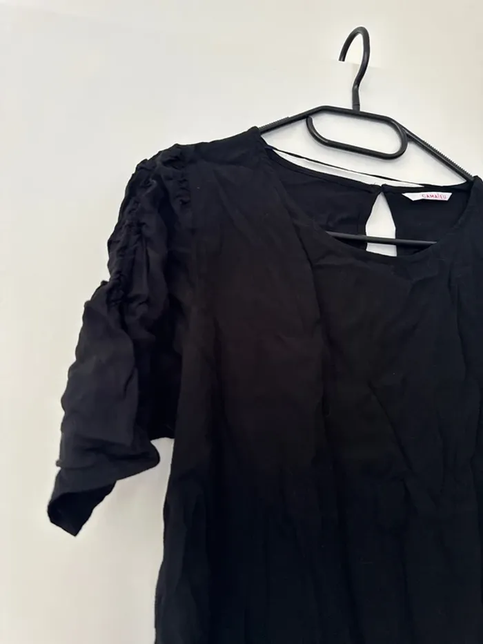 Haut noir fluide camaïeu - photo numéro 2