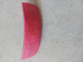 barrette en bois fuchsia