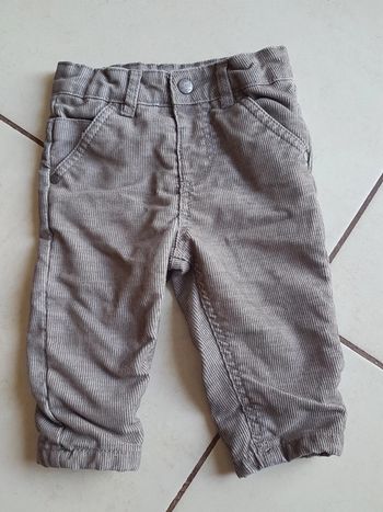 Pantalon velours garçon 9 mois