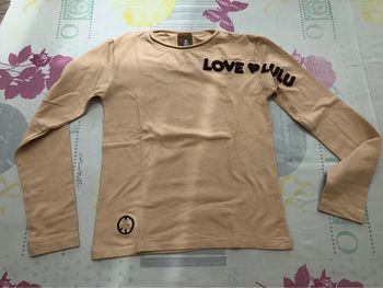 T shirt manches longues Lulu Castagnette taille 1 soit 36-38