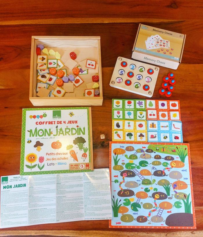 Lot de jeux Vilac et Memory