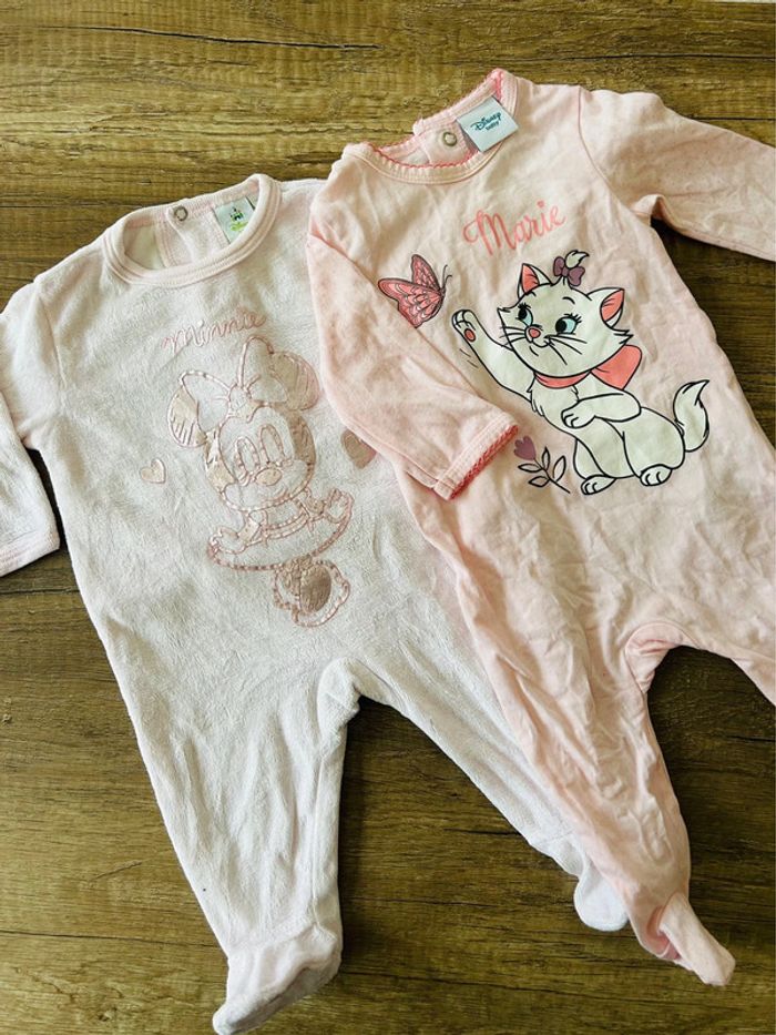 Lot de 2 pyjamas fille Disney 3 mois