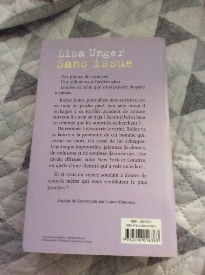 #sans issue Lisa Unger - photo numéro 3