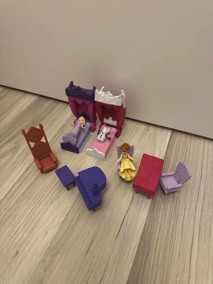 Style polly pocket château reine des neiges - photo numéro 4