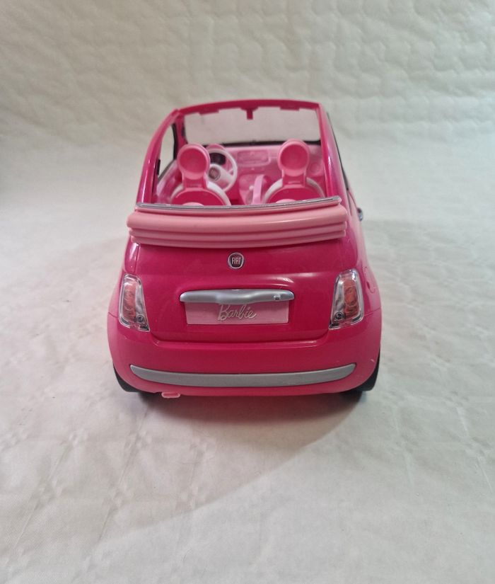 Voiture Barbie  , Fiat 500 , 2012  , Mattel - photo numéro 5