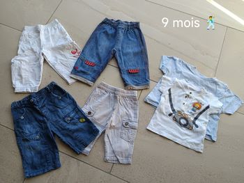 Lot vêtements garçon 9 mois
