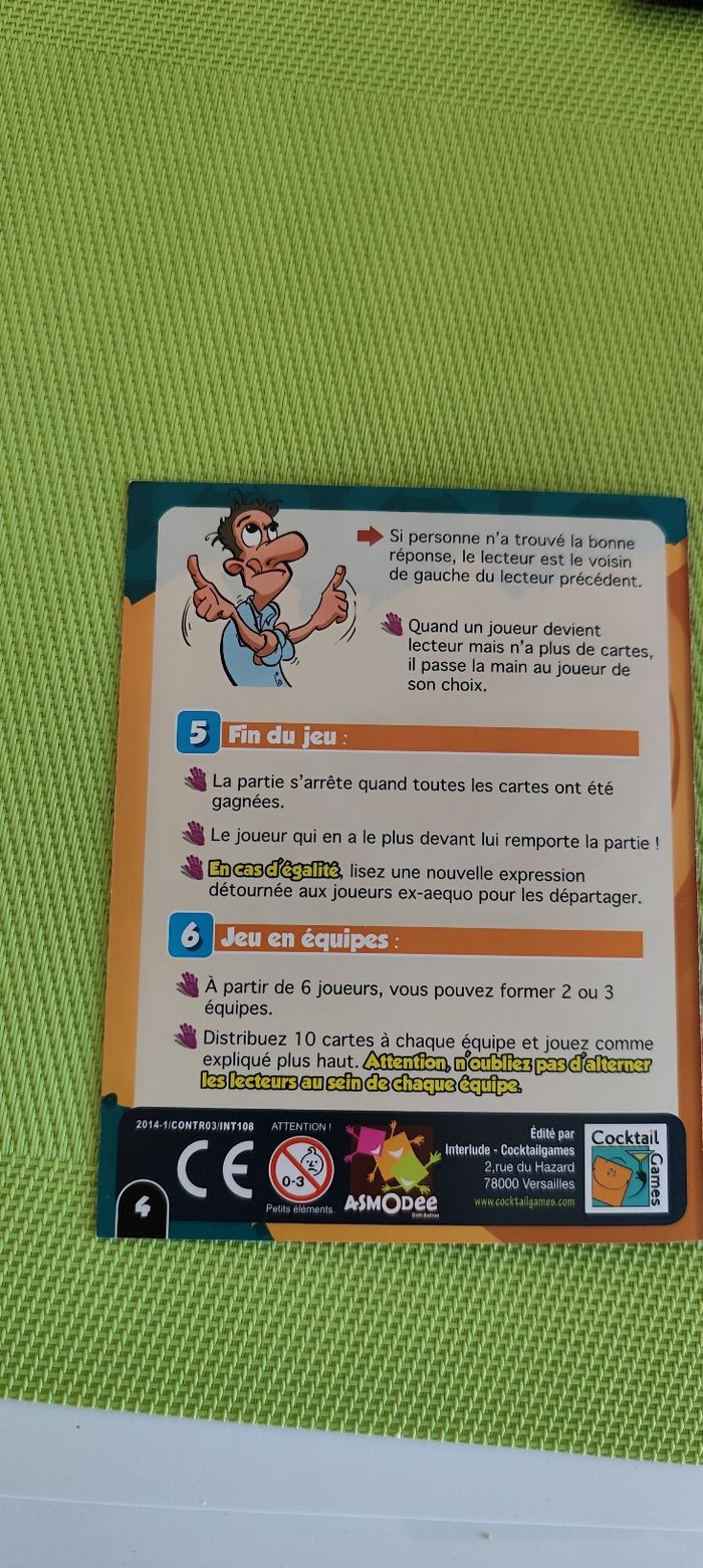 Jeu apéro Contrario - photo numéro 5