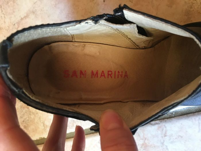 Bottines noires cuir San marina - photo numéro 5