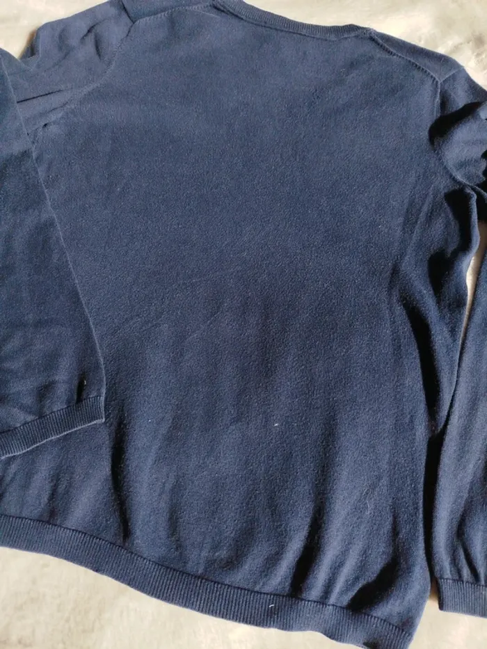 Pull vintage femme col V Tommy Hilfiger taille M - photo numéro 8