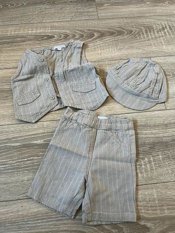 Ensemble cérémonie garçon 6 mois