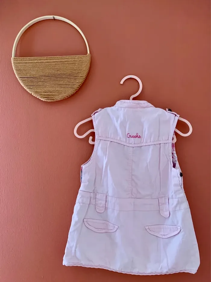 Robe fille rose - creeks - 12 mois - photo numéro 2