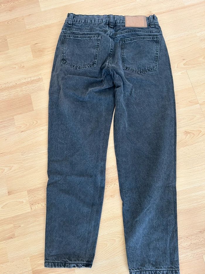 Jean gris noir garçon 13-14 ans Zara - photo numéro 3