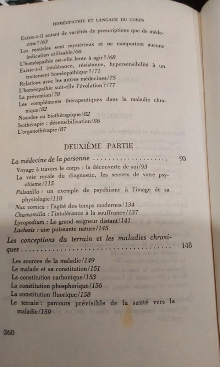 Livre Homéopathie  et langage du corps Dr Roland Sananes - photo numéro 4