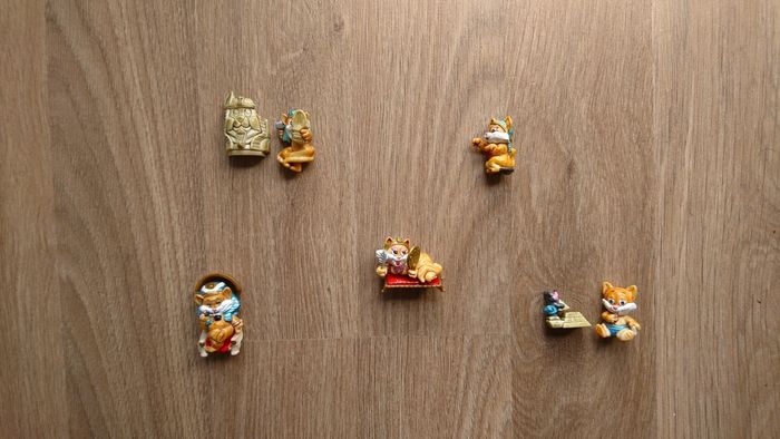 Figurines Kinder chats "Egyptochats" (1997)