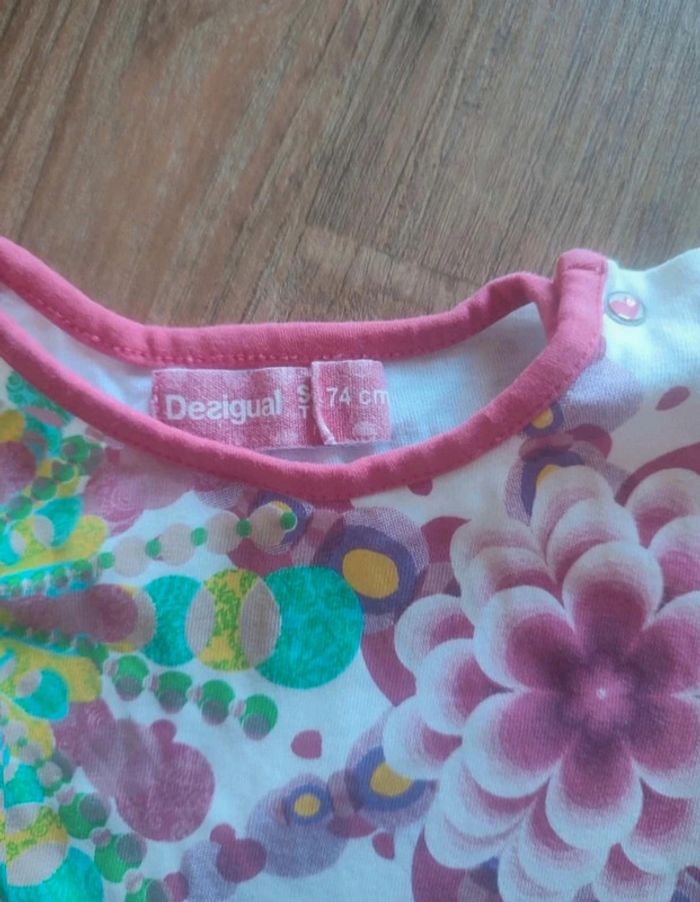 T shirt desigual 12 mois - photo numéro 2