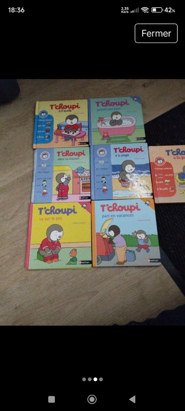 Lot livres T'choupi - photo numéro 2
