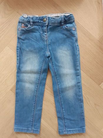 Jean fille bleu 3 ans Vertbaudet