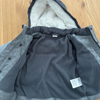 Doudoune grise bébé