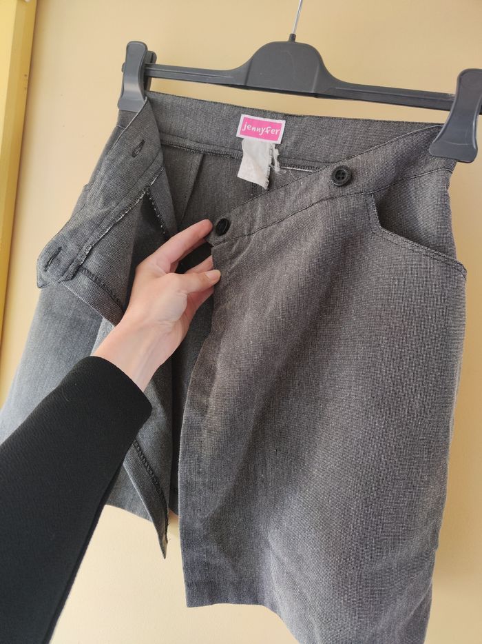 Jupe grise 34 portefeuille - photo numéro 3