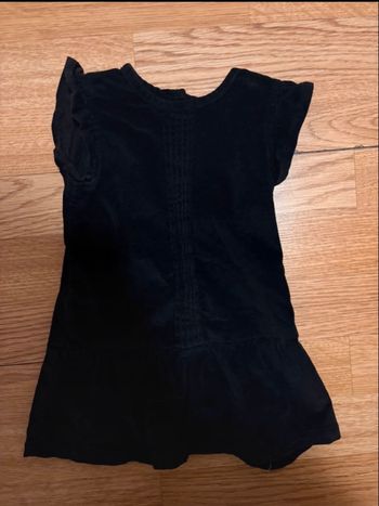 Robe en velours noire