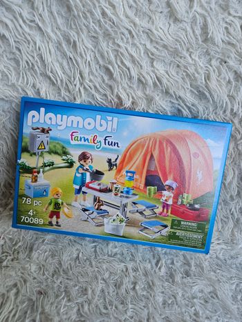 Jouet - jeux de construction playmobil 70089 tente et campeur - Neuf